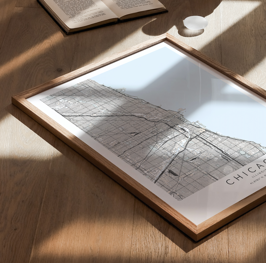 Chicago Map Print