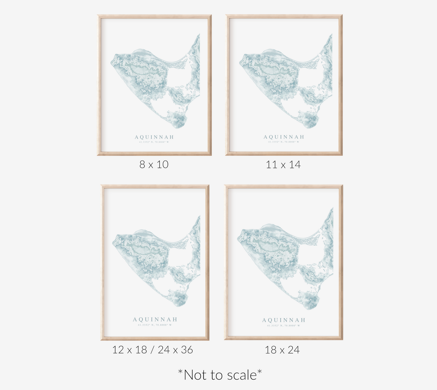 Aquinnah Map Print