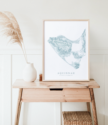 Aquinnah Map Print