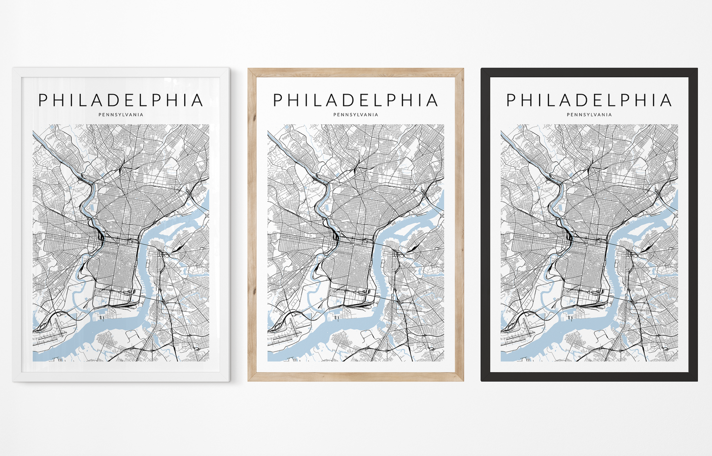 Philadelphia Map Print