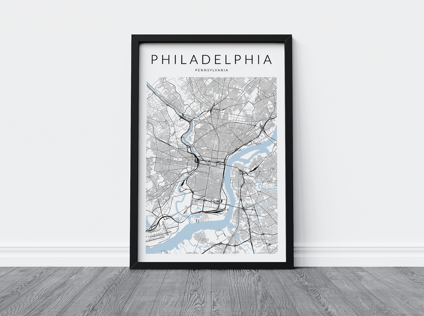 Philadelphia Map Print