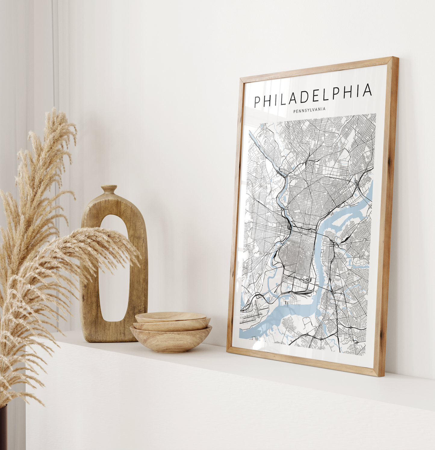 Philadelphia Map Print