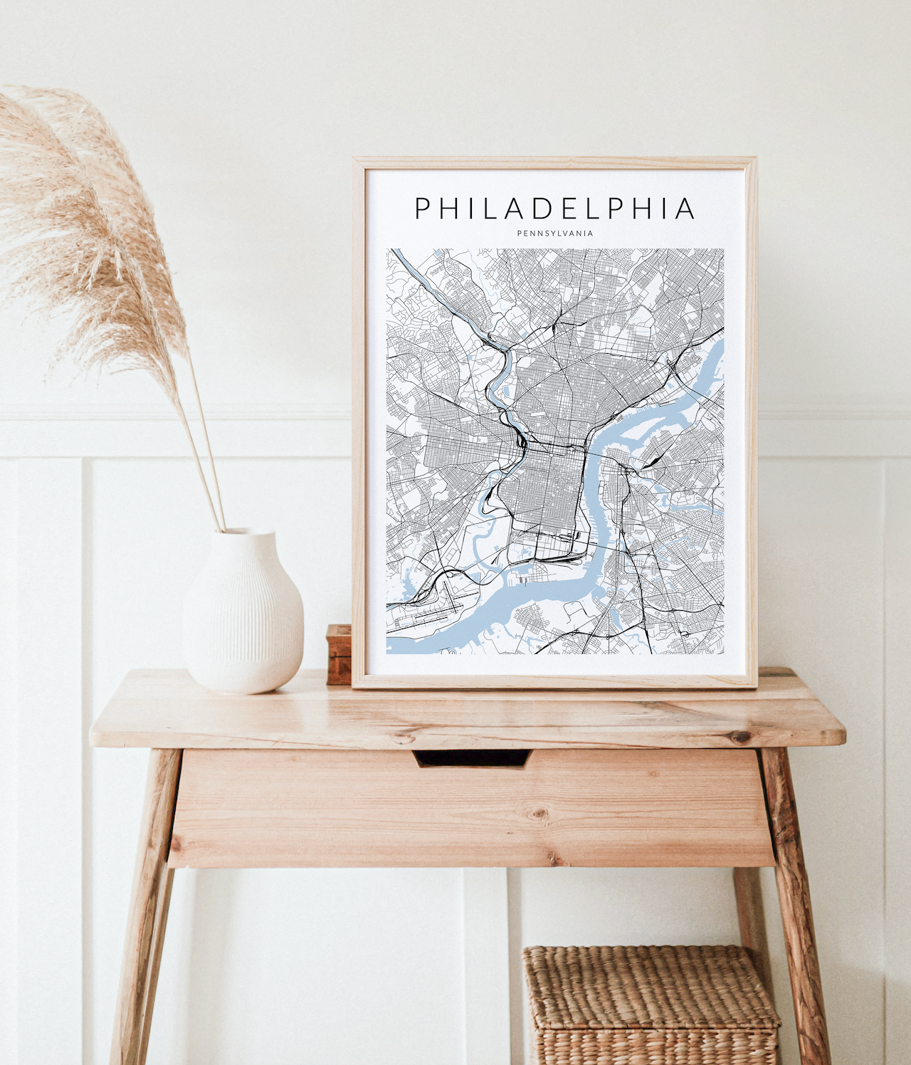 Philadelphia Map Print