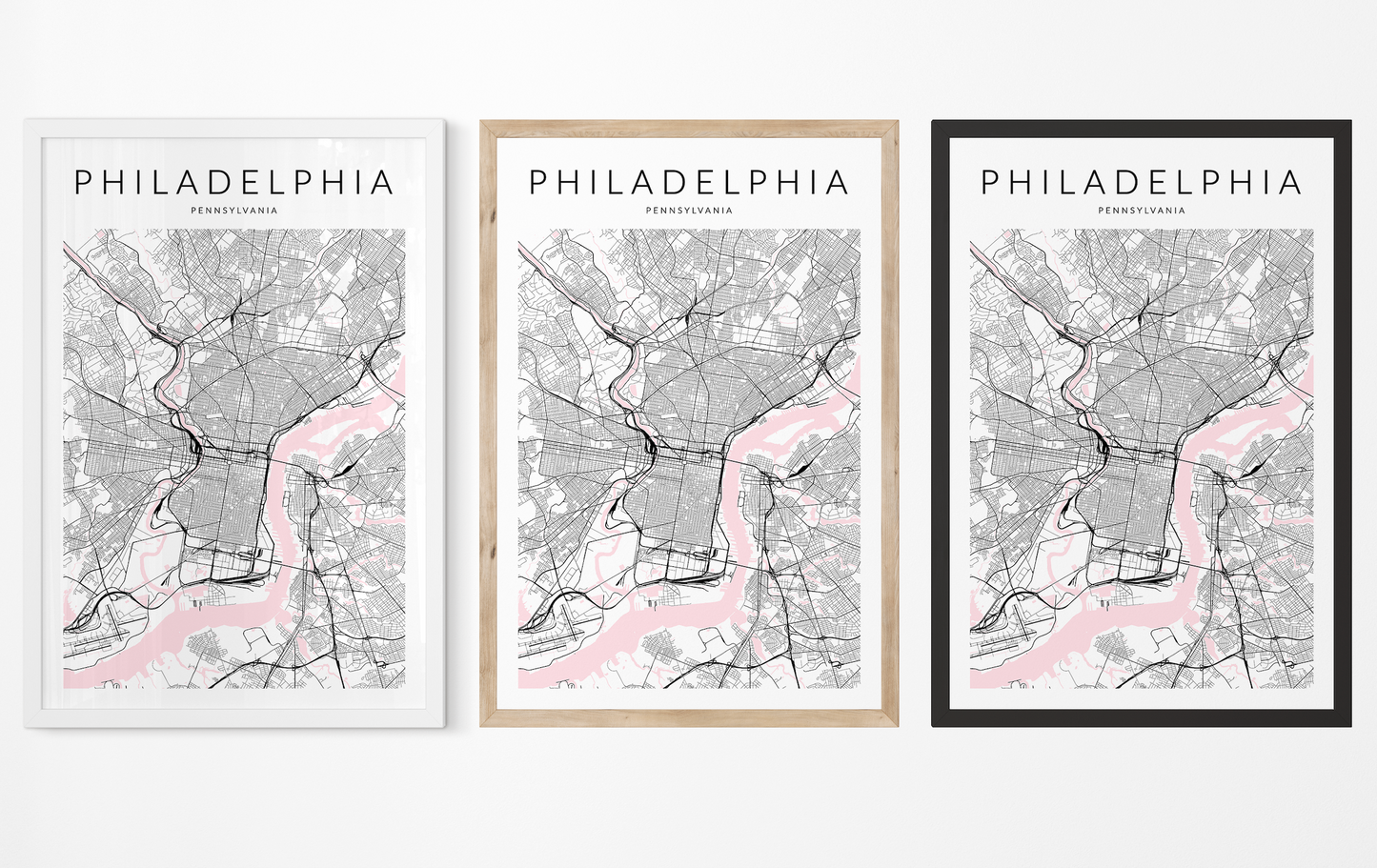 Philadelphia Map Print