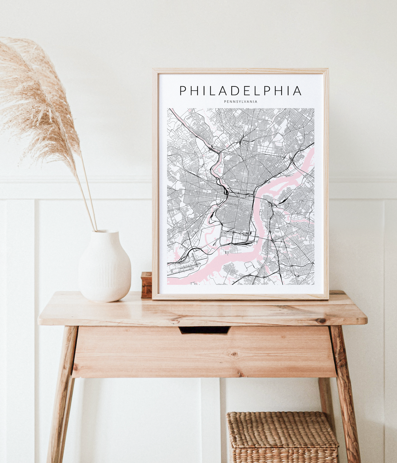 Philadelphia Map Print