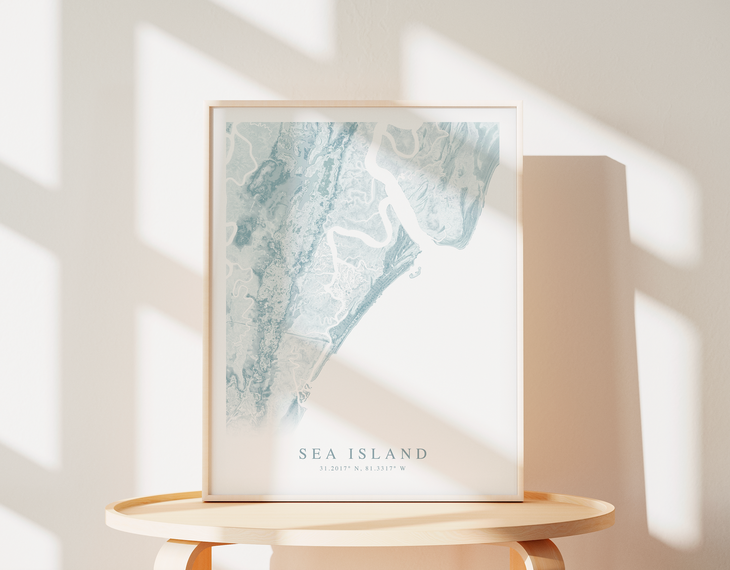 Sea Island Map Print