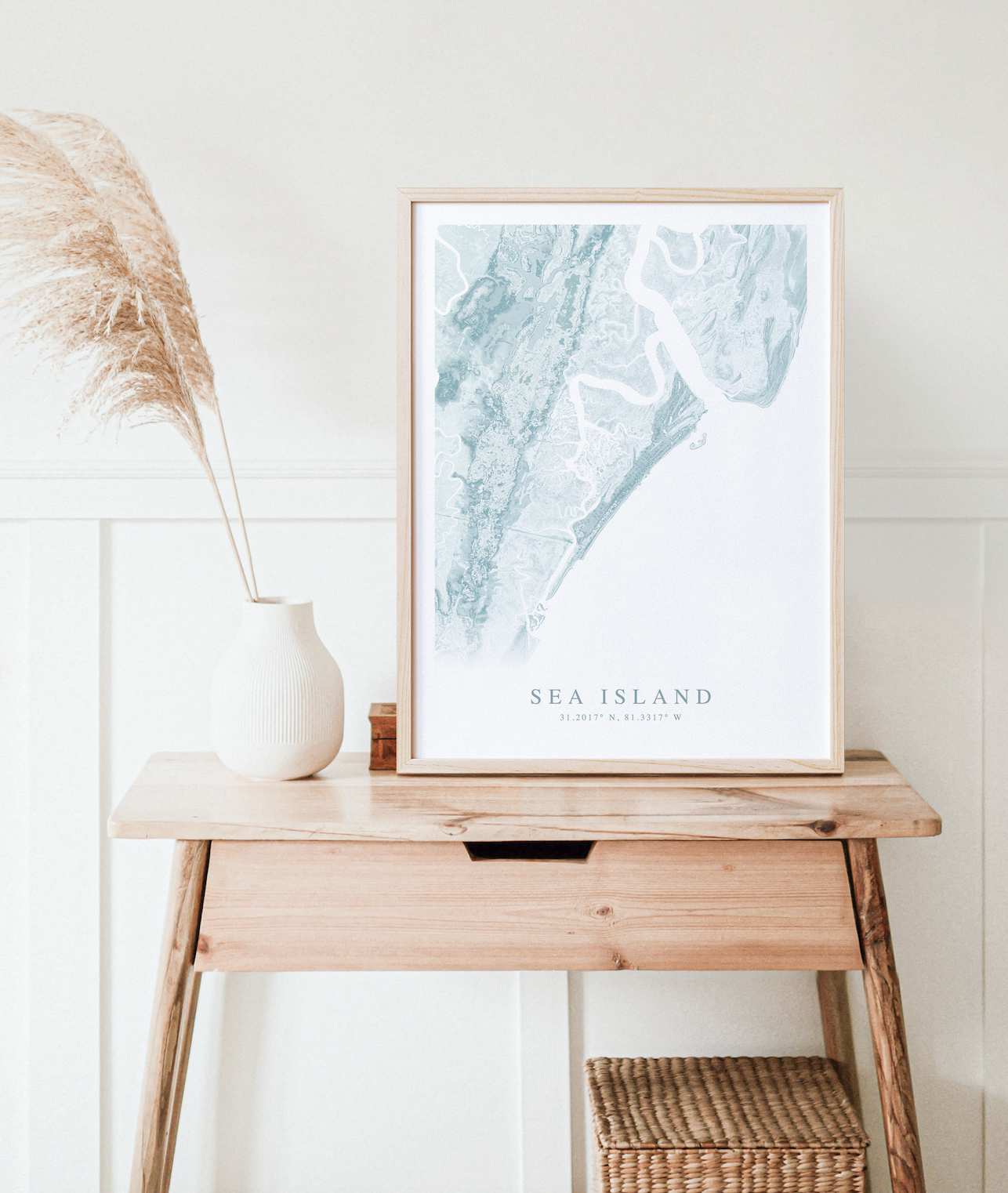 Sea Island Map Print