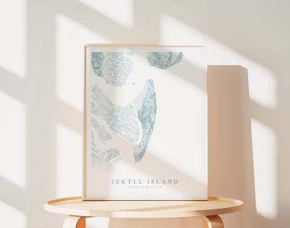 Jekyll Island Map Print