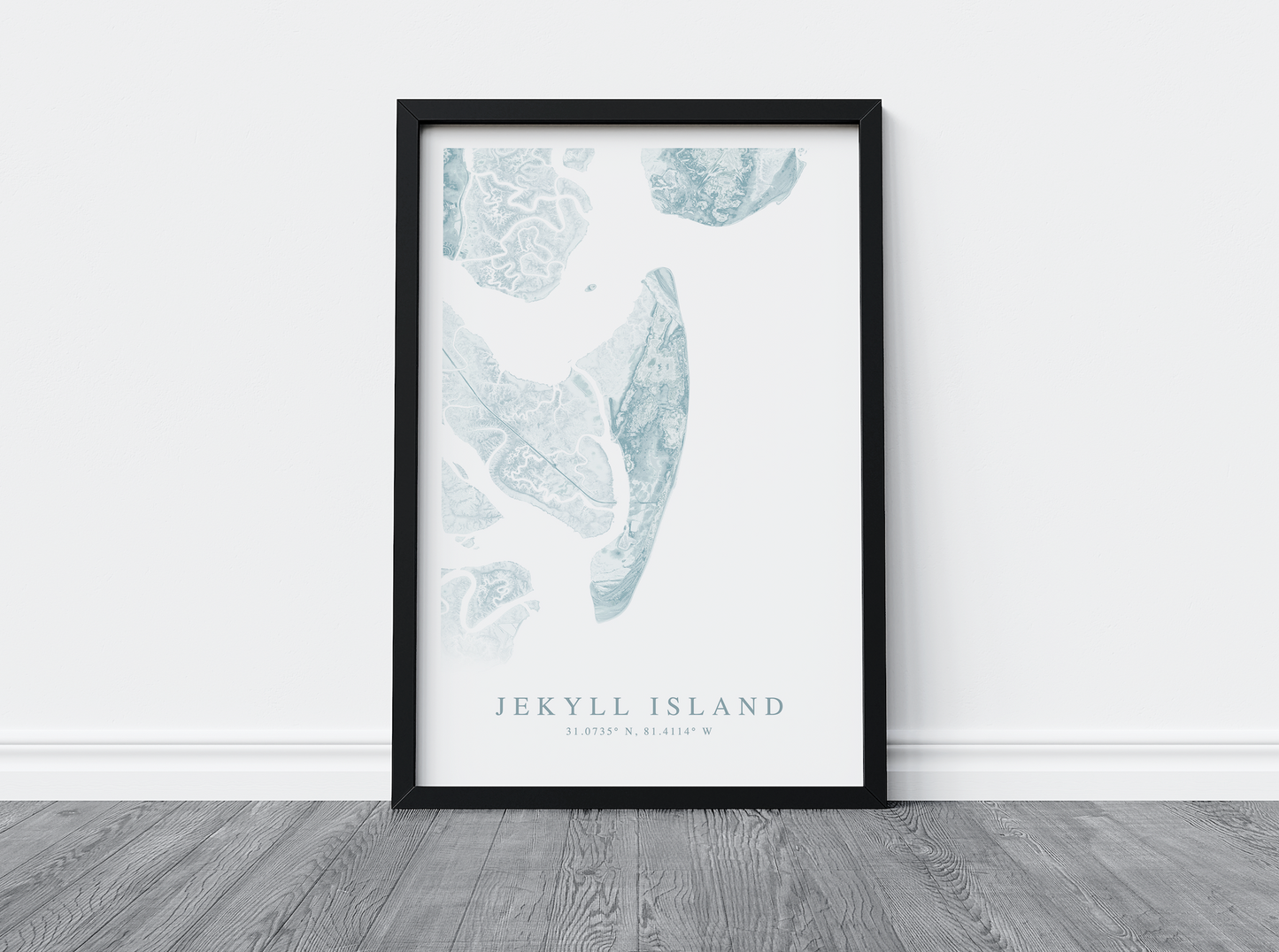 Jekyll Island Map Print