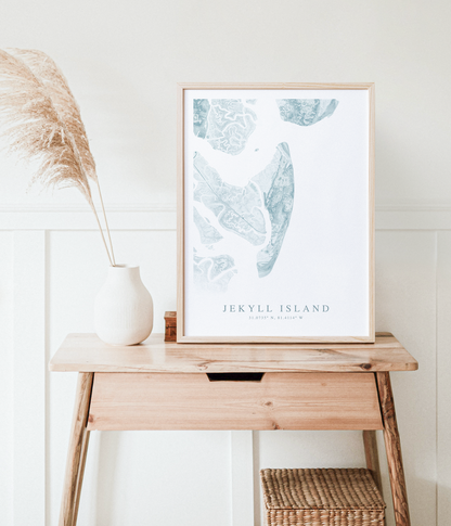 Jekyll Island Map Print