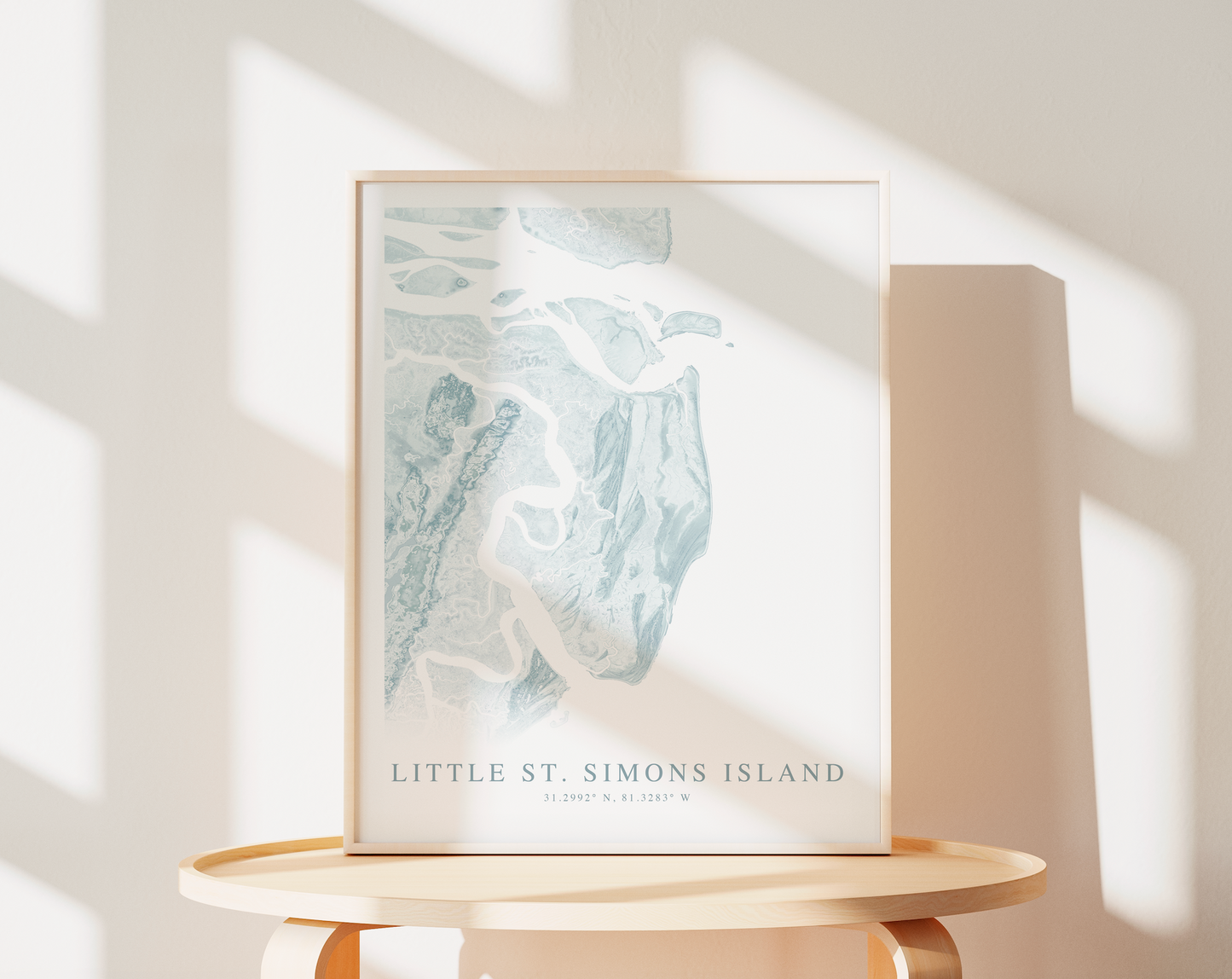 Little St. Simons Island Map Print