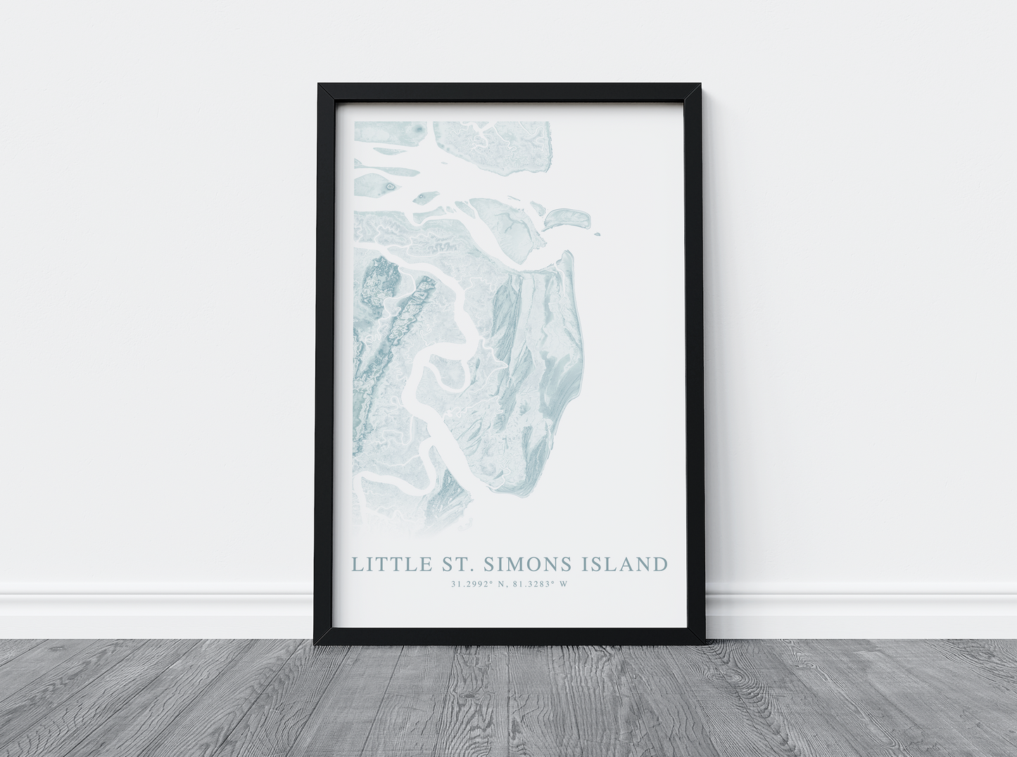 Little St. Simons Island Map Print