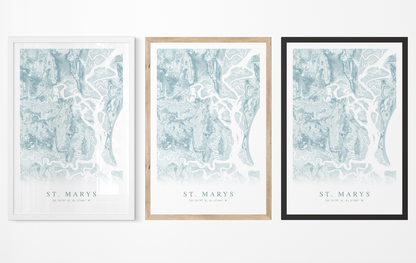 St. Marys GA Map Print