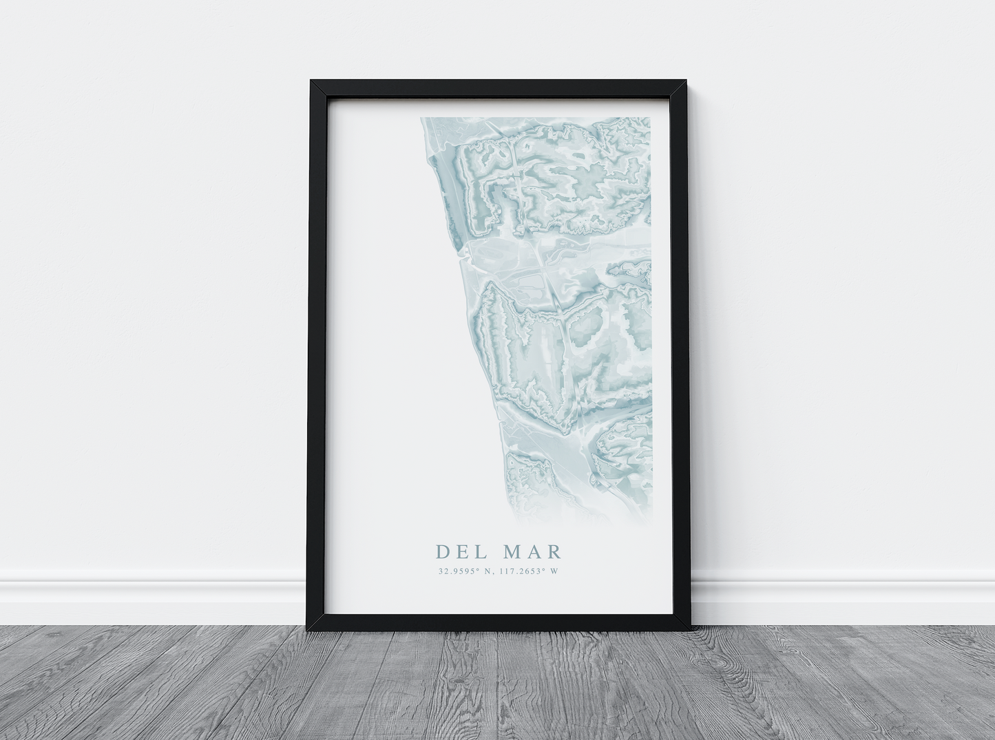 Del Mar Map Print