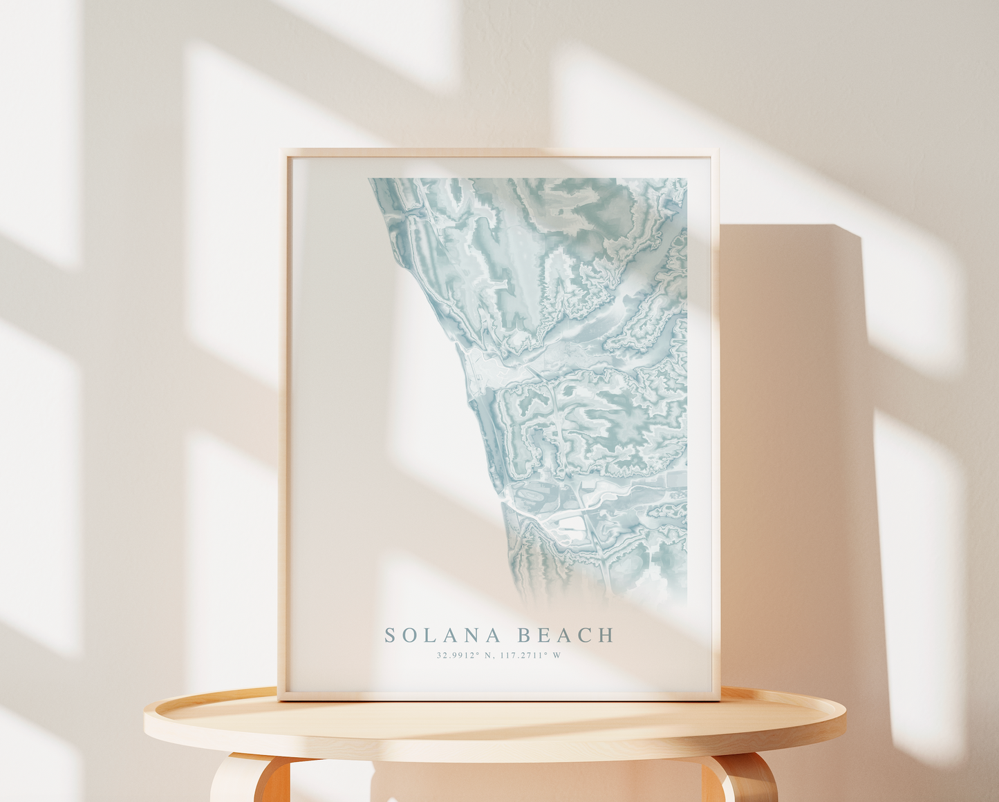 Solana Beach Map Print