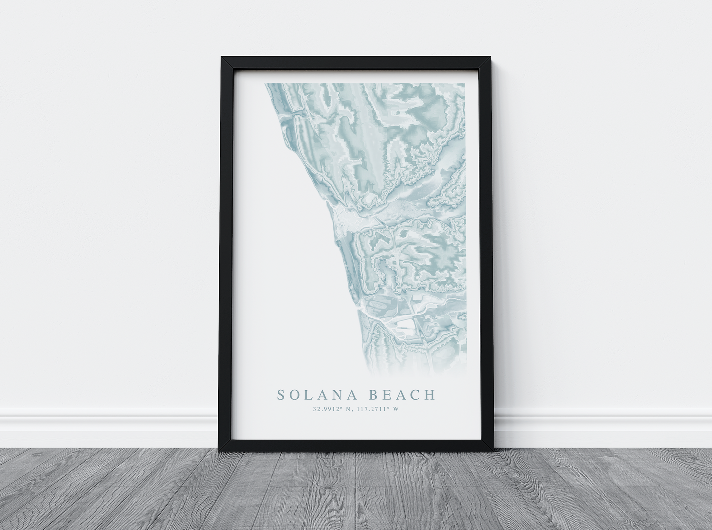 Solana Beach Map Print