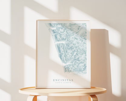 Encinitas Map Print