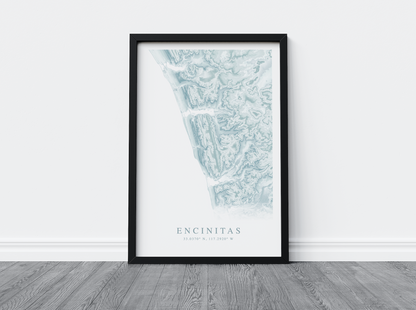 Encinitas Map Print