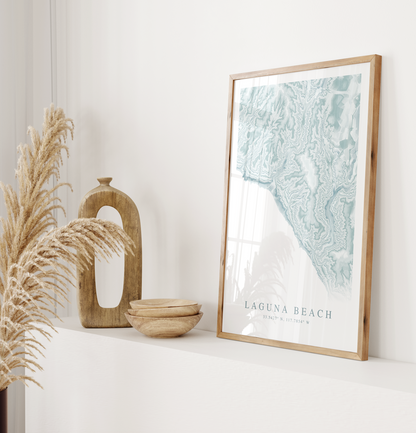 Laguna Beach Map Print