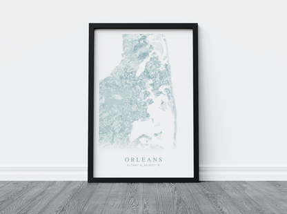 Orleans Map Print