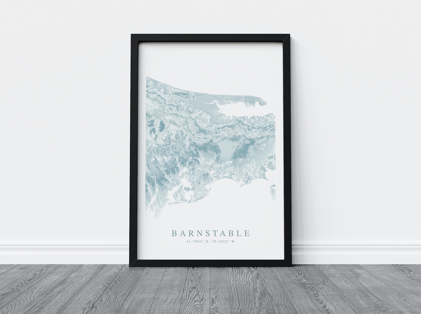 Barnstable Map Print