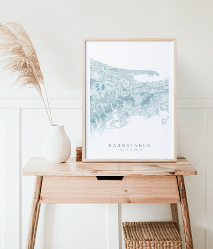 Barnstable Map Print