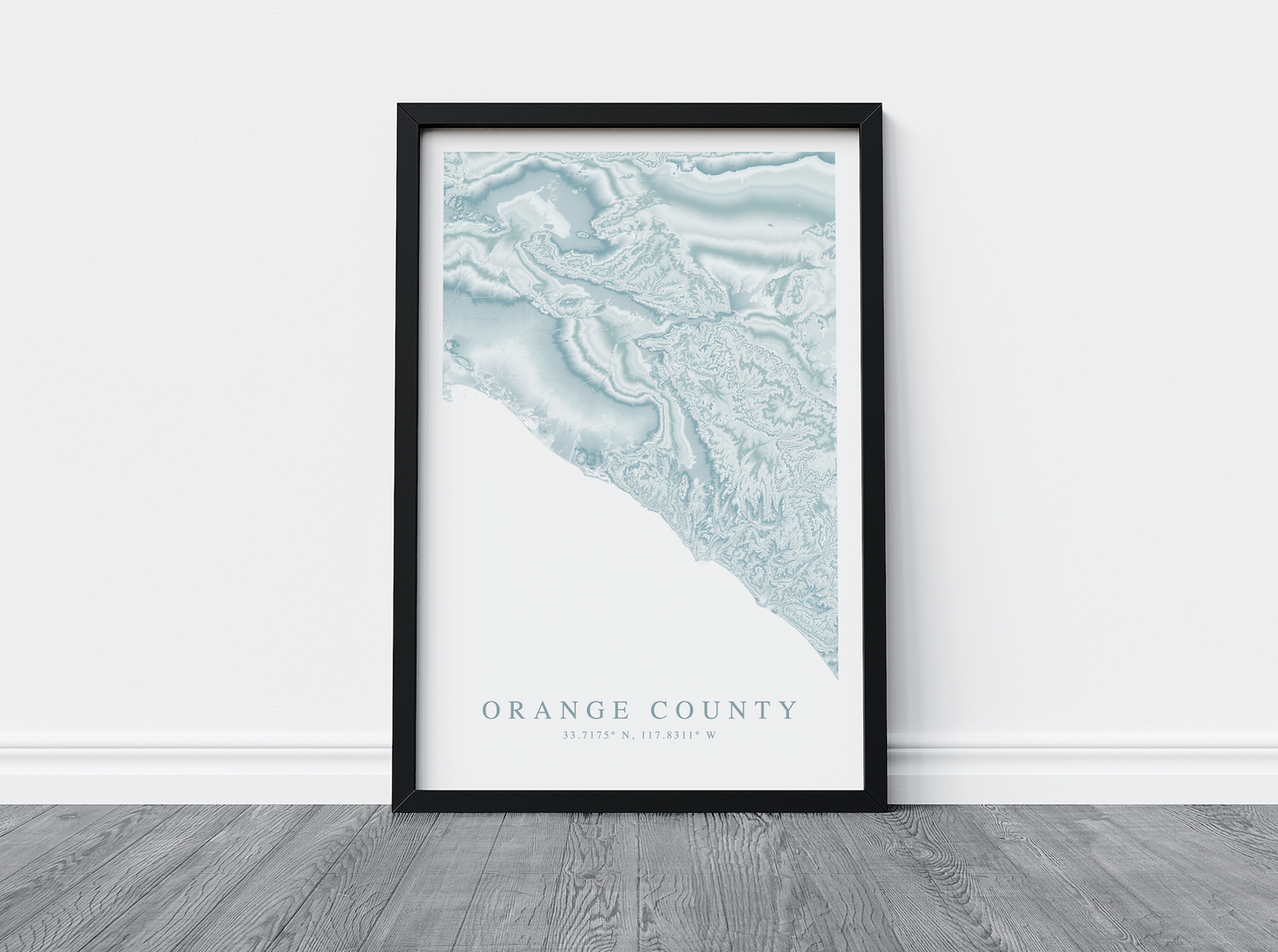 Orange County Map Print