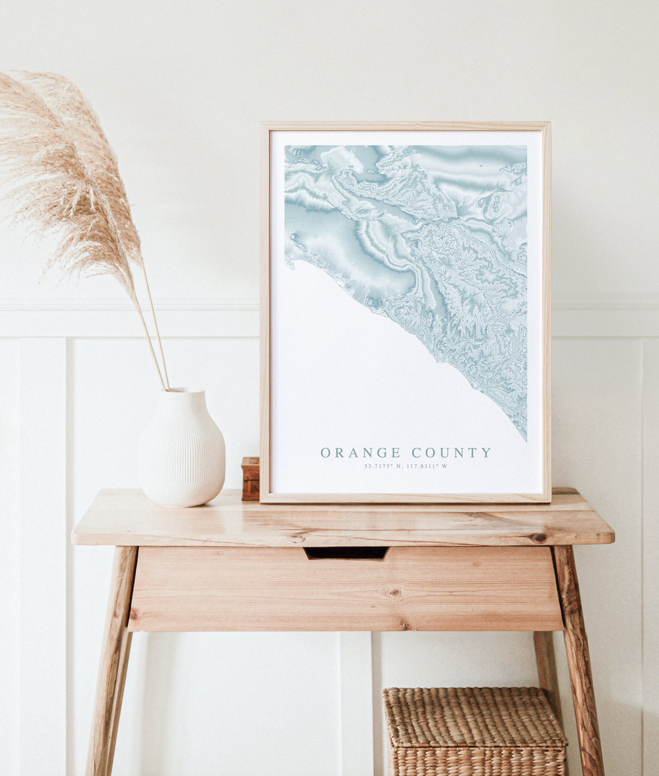 Orange County Map Print