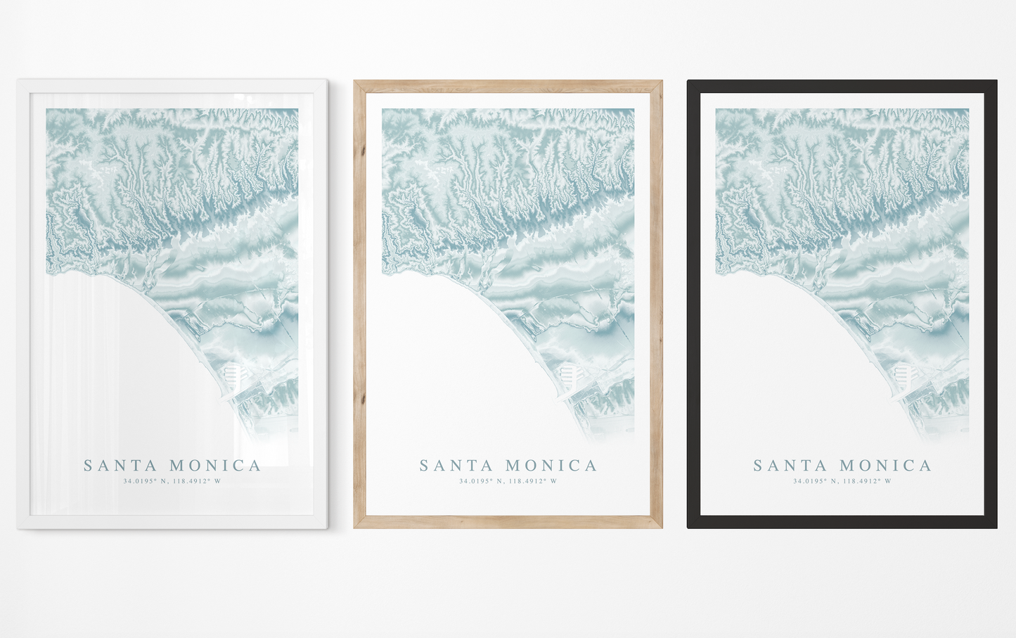 Santa Monica Map Print