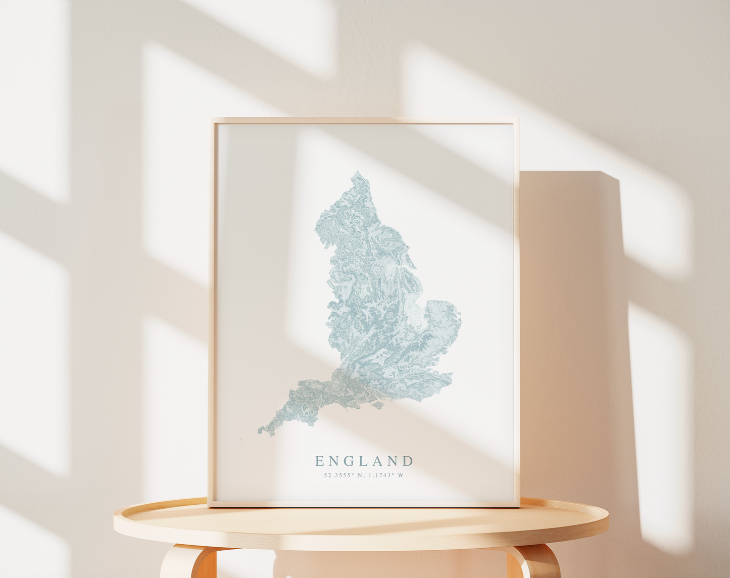 England Map Print