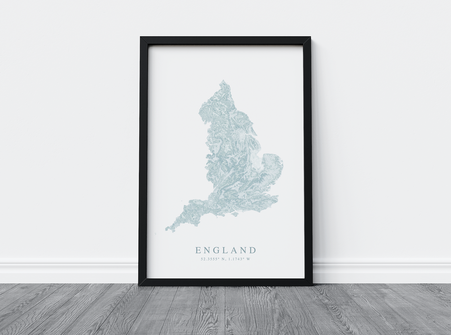 England Map Print