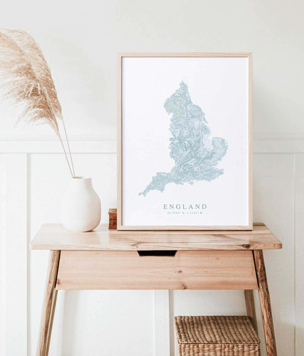 England Map Print