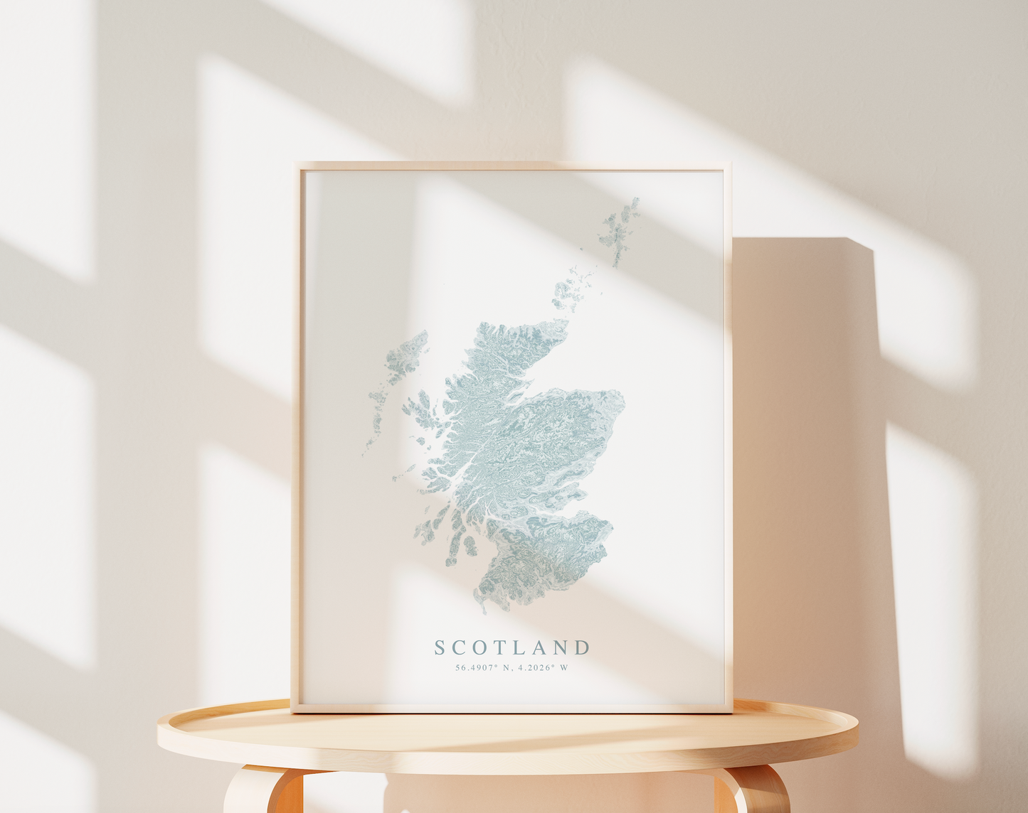 Scotland Map Print