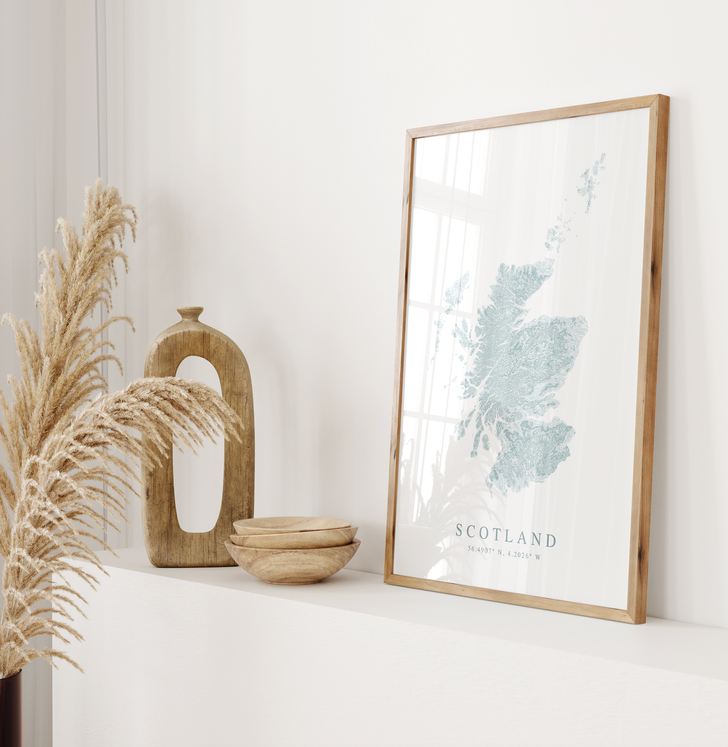 Scotland Map Print