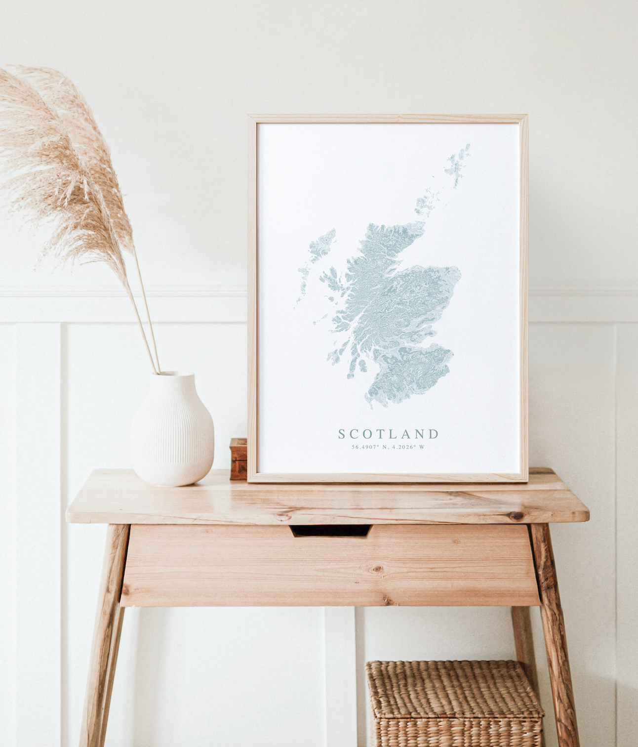 Scotland Map Print