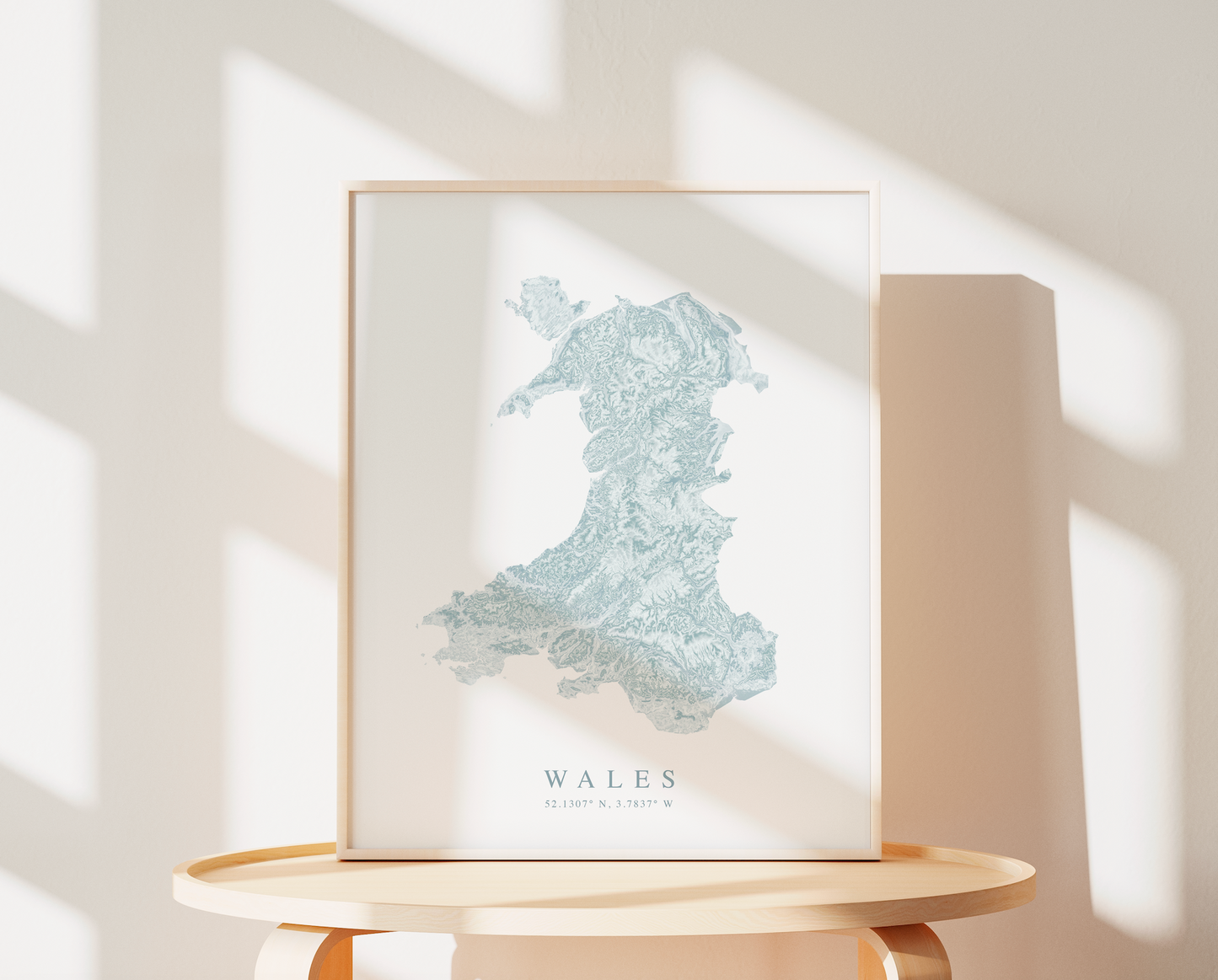 Wales Map Print