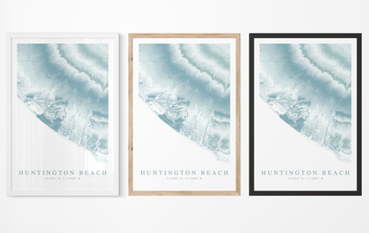 Huntington Beach Map Print