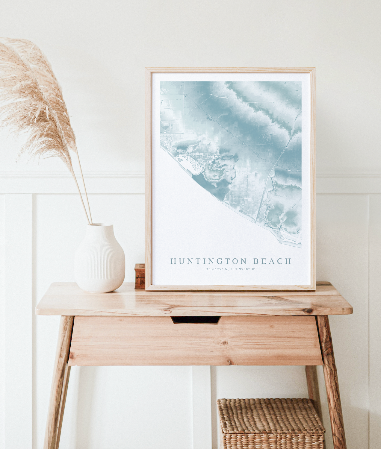 Huntington Beach Map Print