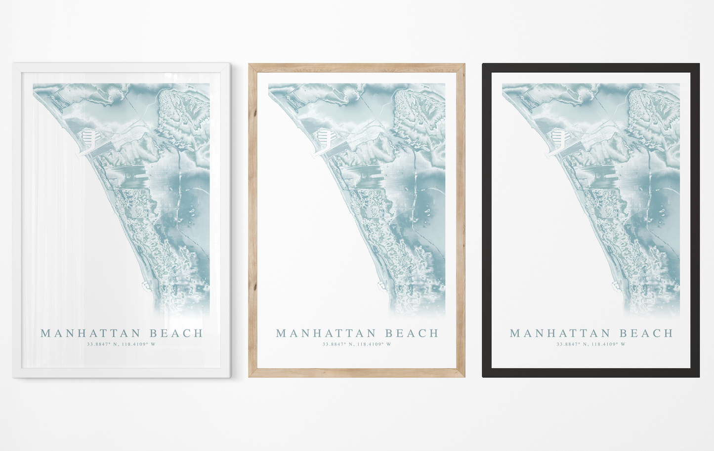 Manhattan Beach Map Print