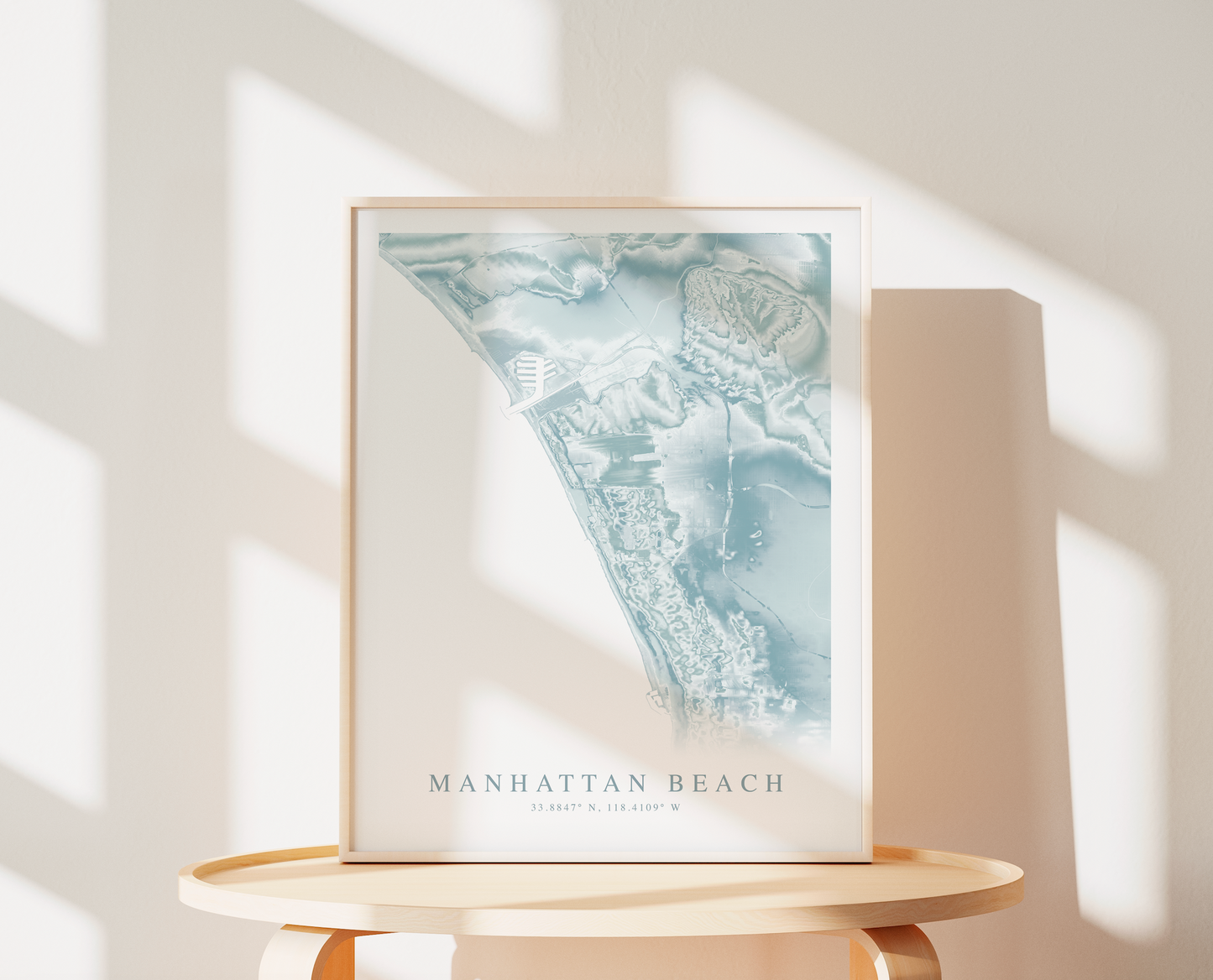 Manhattan Beach Map Print