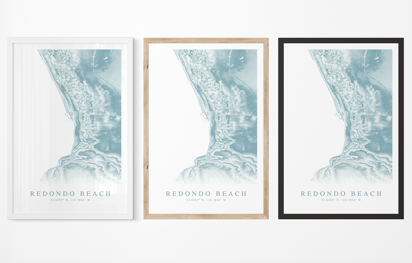 Redondo Beach Map Print