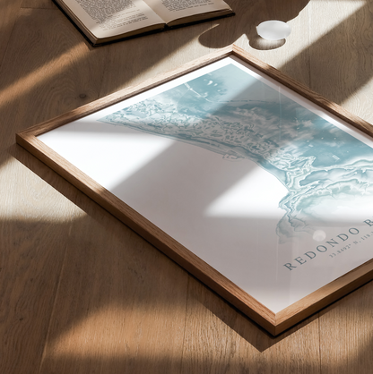 Redondo Beach Map Print