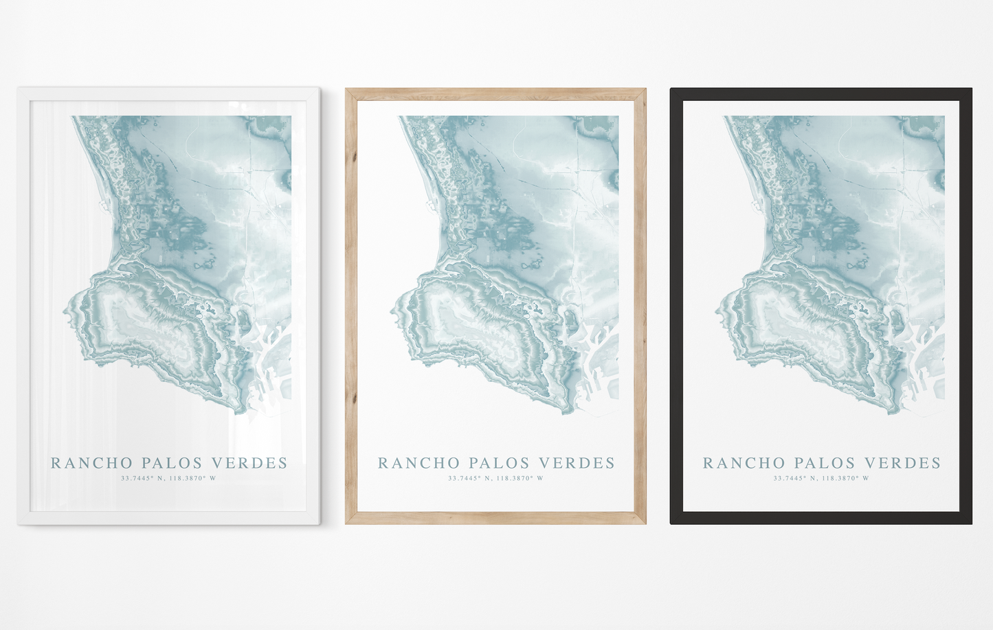 Rancho Palos Verdes Map Print