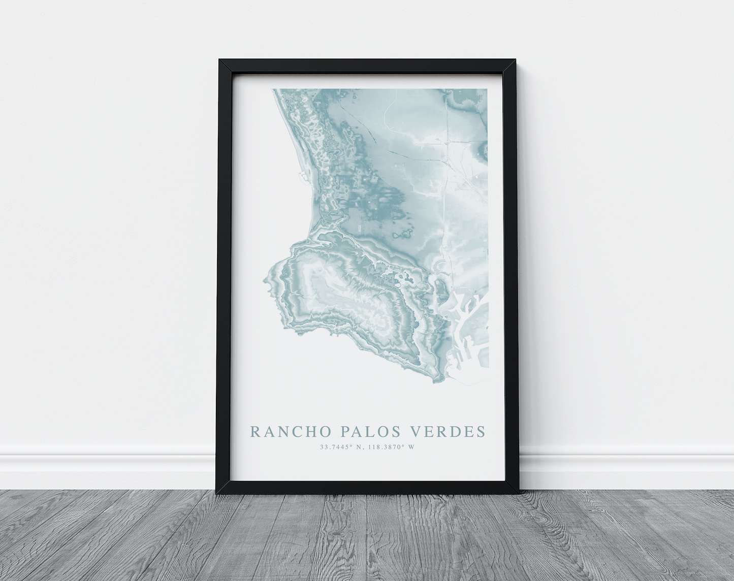 Rancho Palos Verdes Map Print