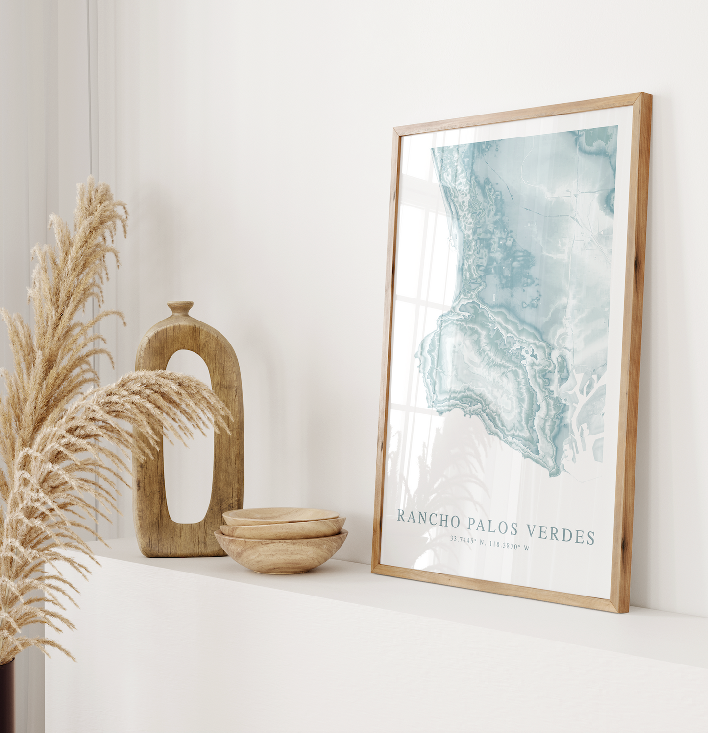 Rancho Palos Verdes Map Print