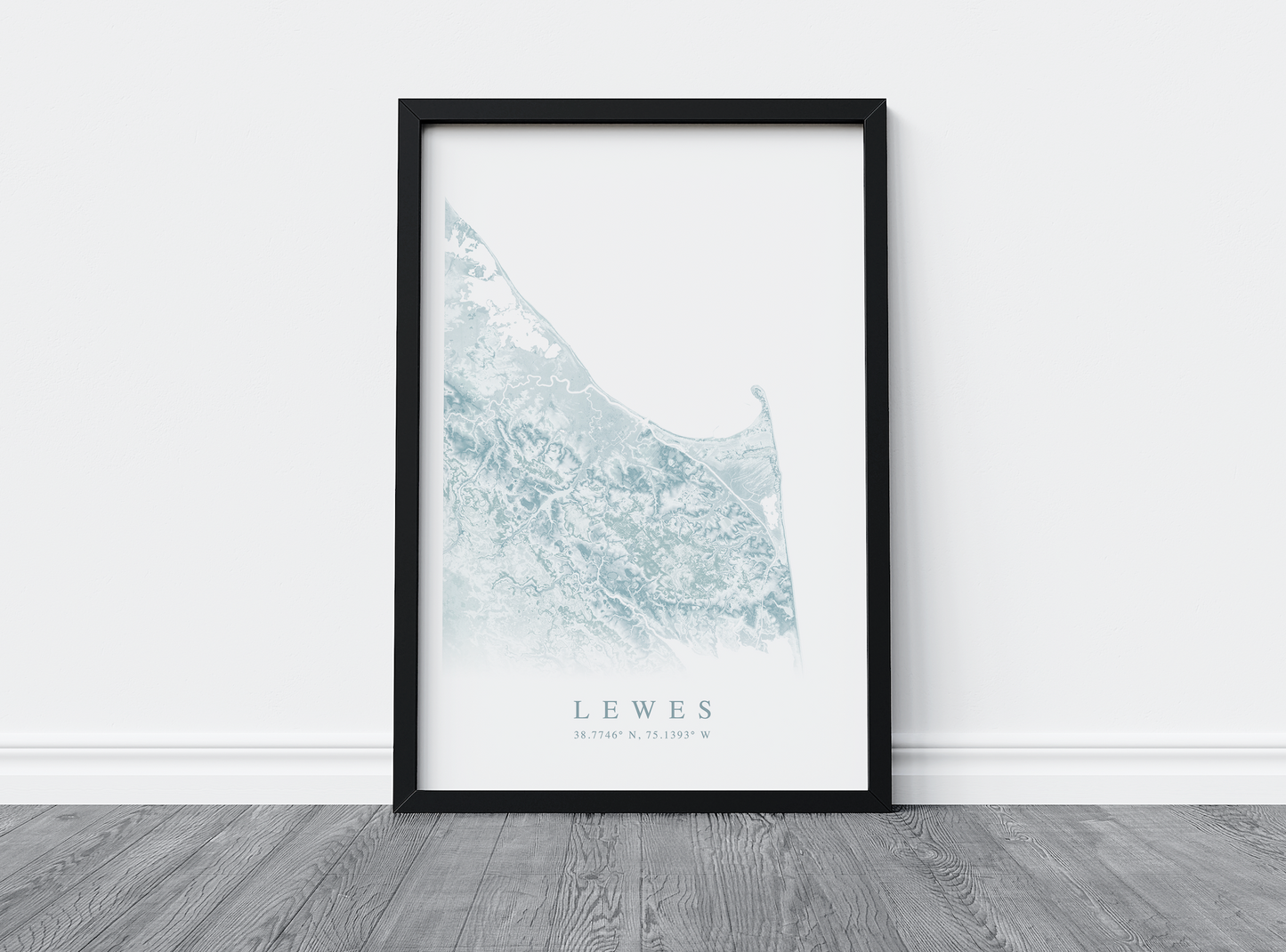 Lewes Map Print