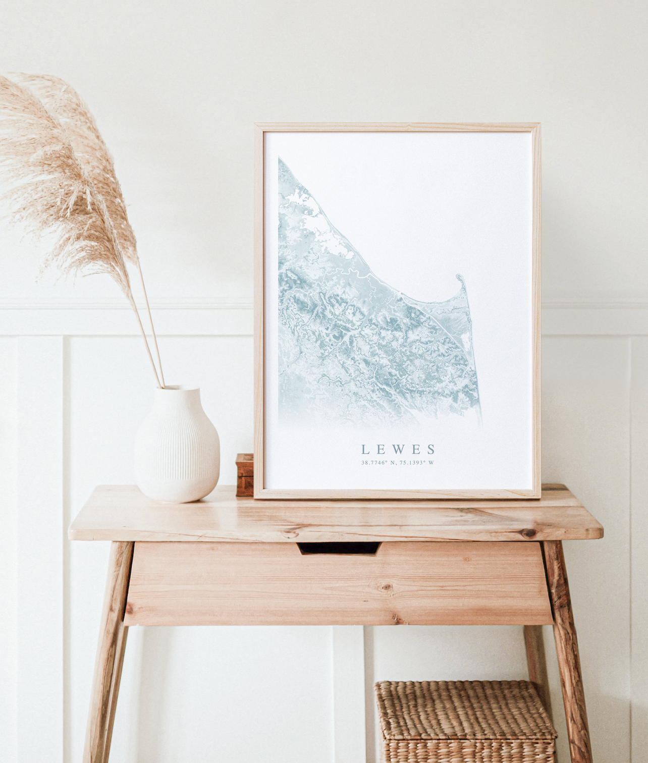 Lewes Map Print