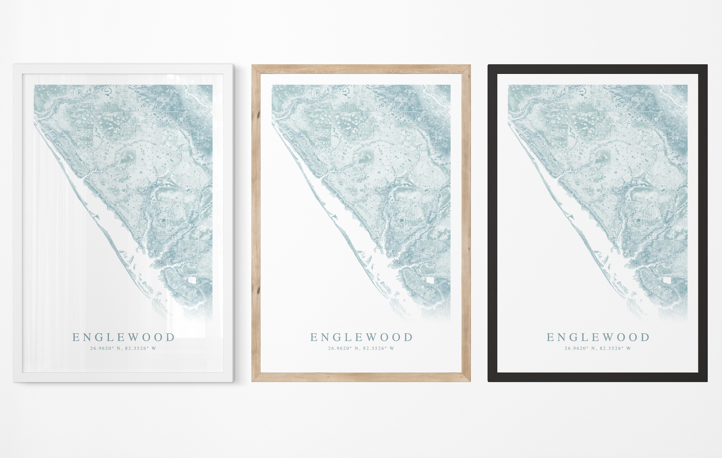 Englewood Map Print