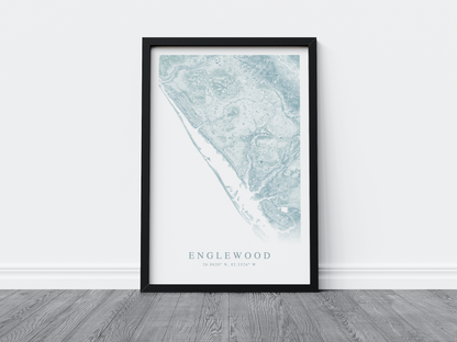 Englewood Map Print