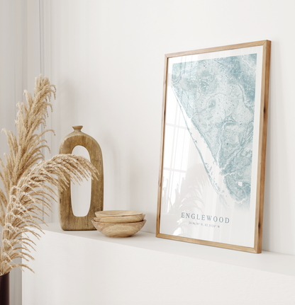 Englewood Map Print